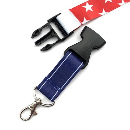 Polyester Lanyard With Bucker 
